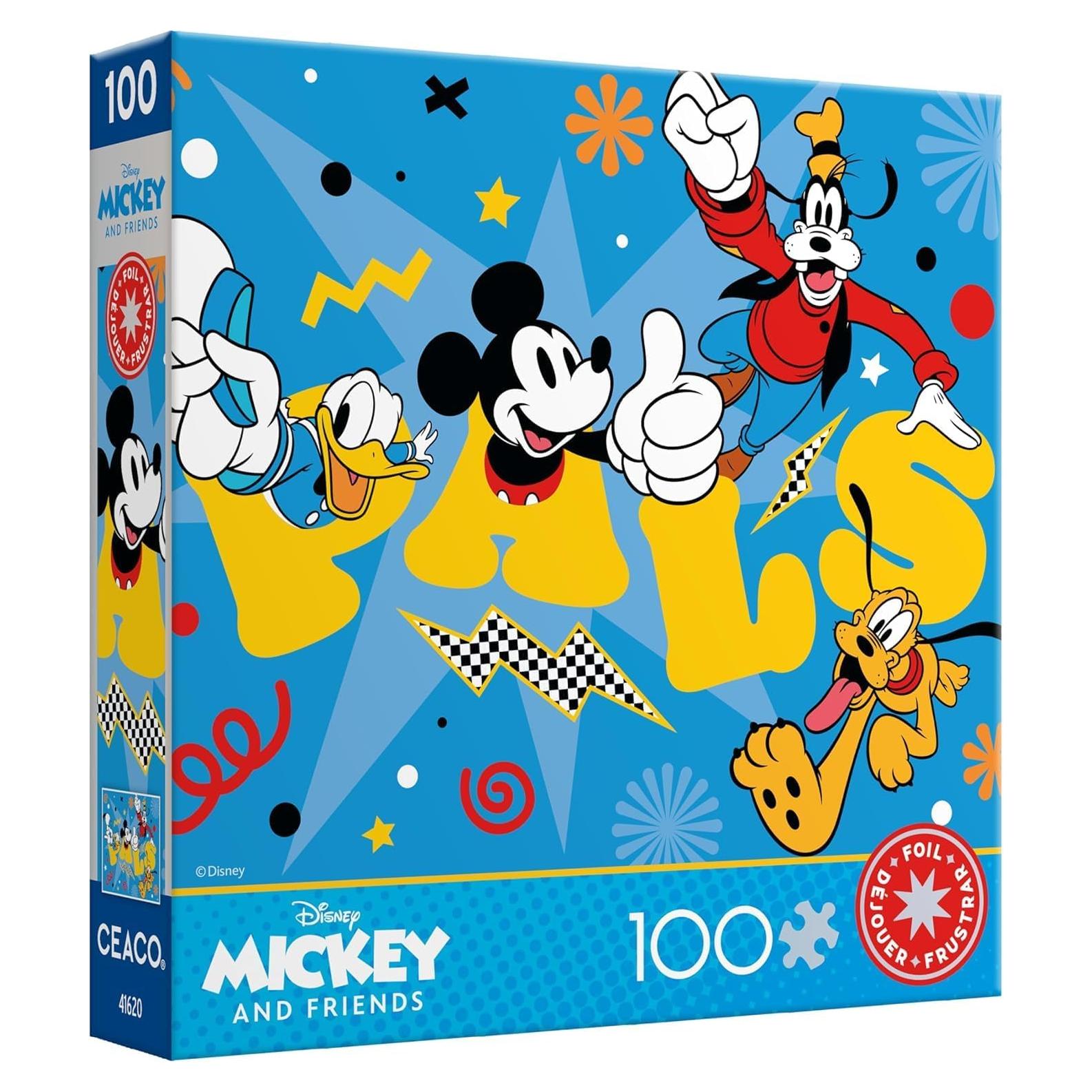 Rompecabezas Ceaco 100 Piezas Mickey y Amigos 38x28 cm