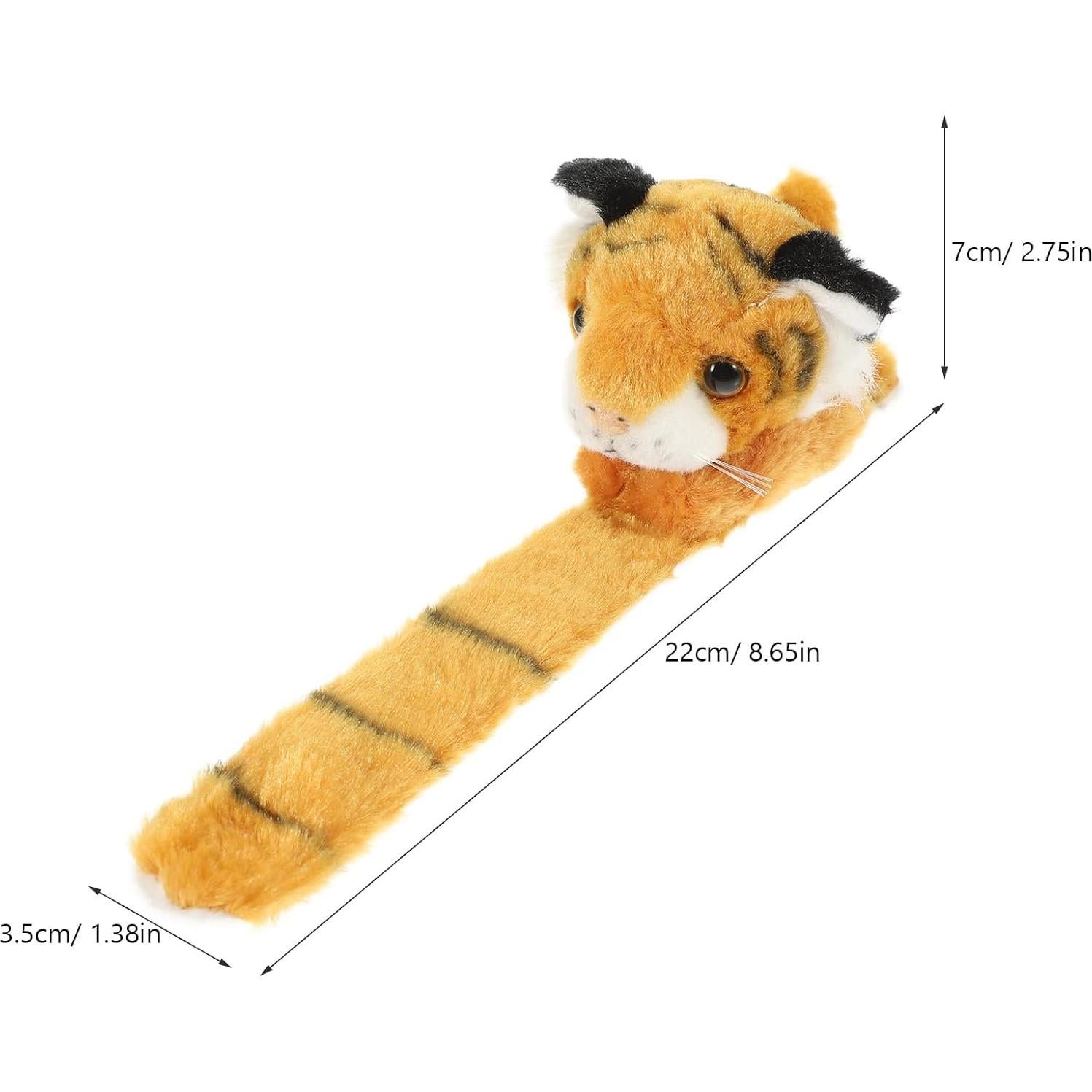 Kisangel Pulsera Slap de Peluche Animales Selva 14x12x11cm