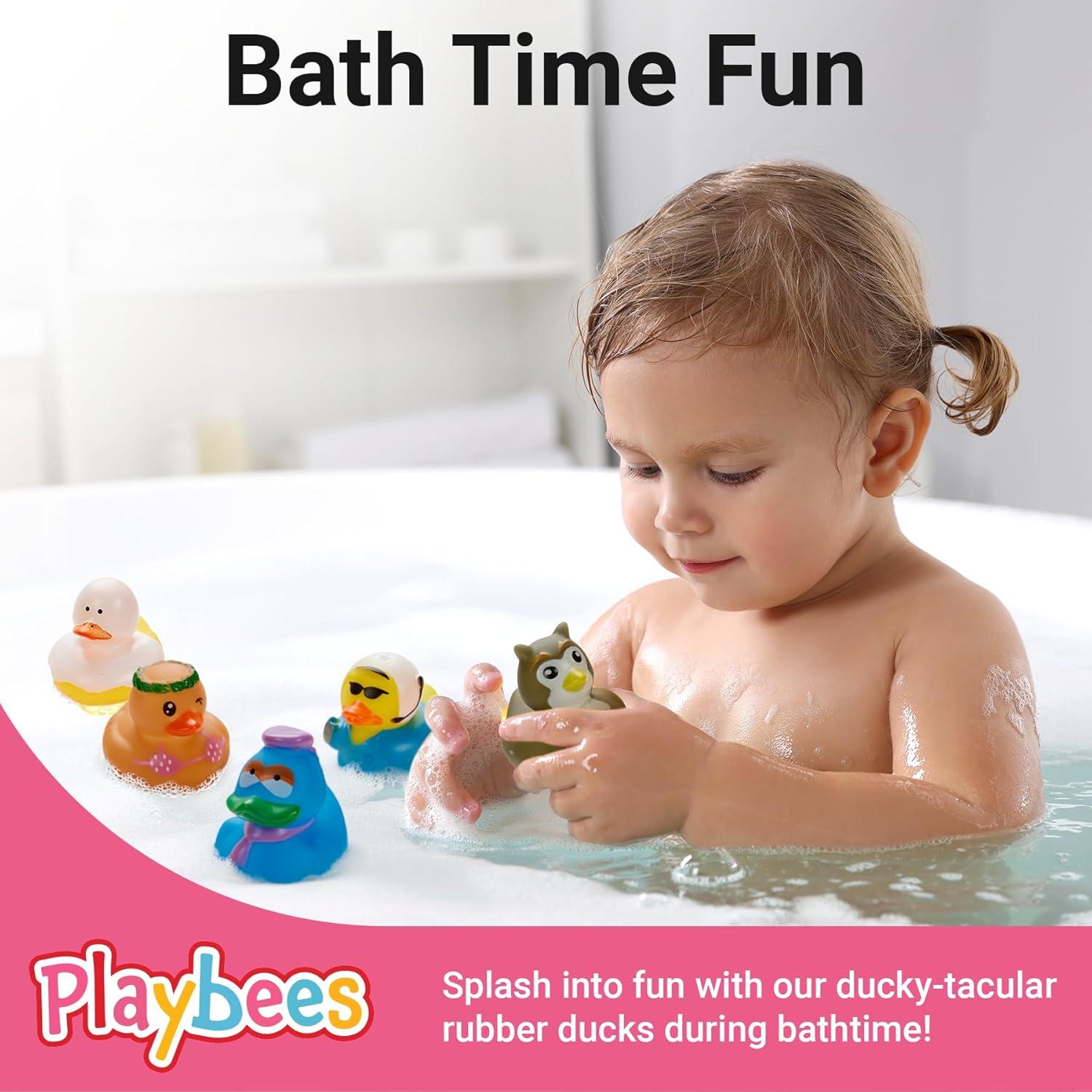 Patos de Goma Playbees - Paquete de 50 - Juguete Infantil