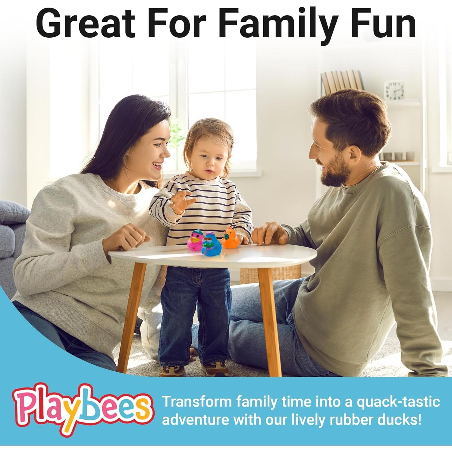 Patos de Goma Playbees - Paquete de 50 - Juguete Infantil