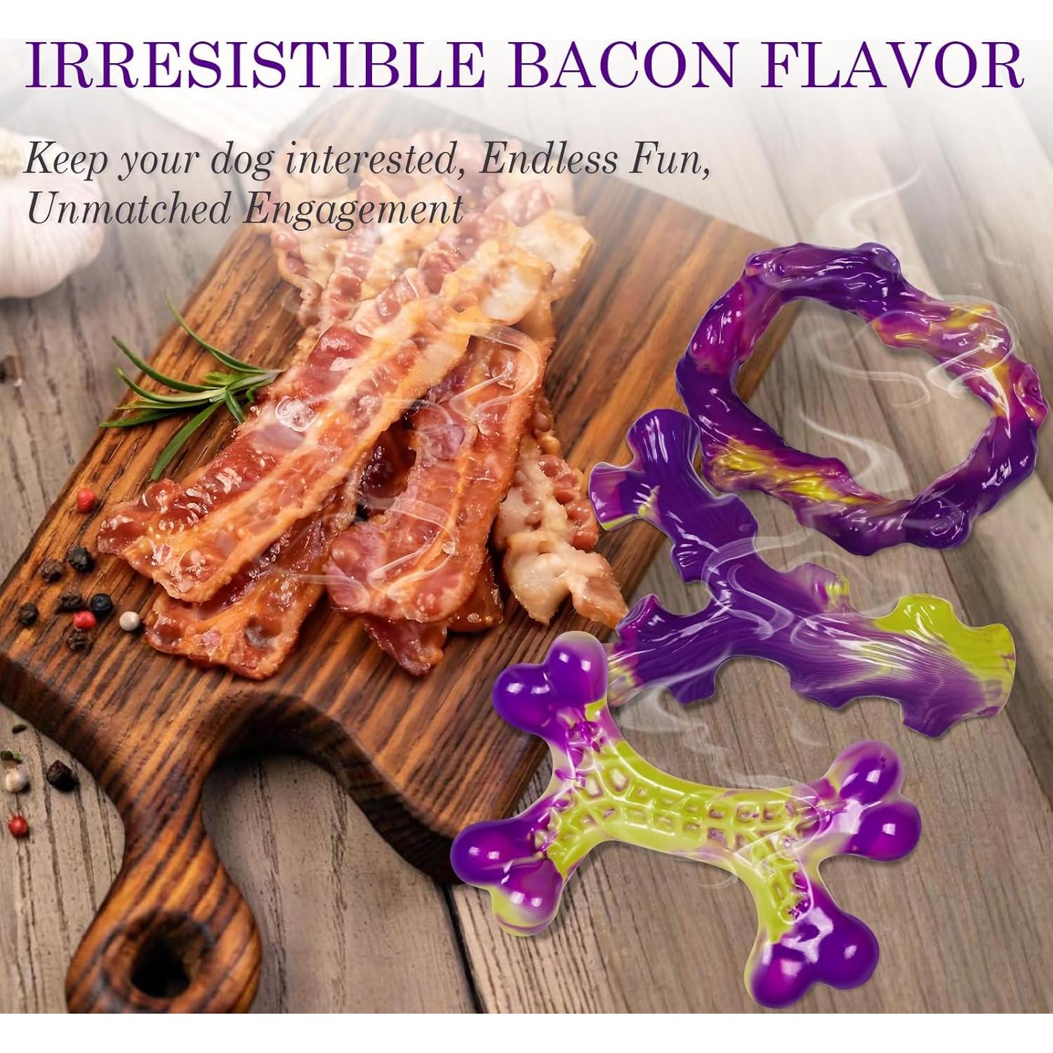 Juguete para perros Frienhund modelo 315 resistente sabor tocino