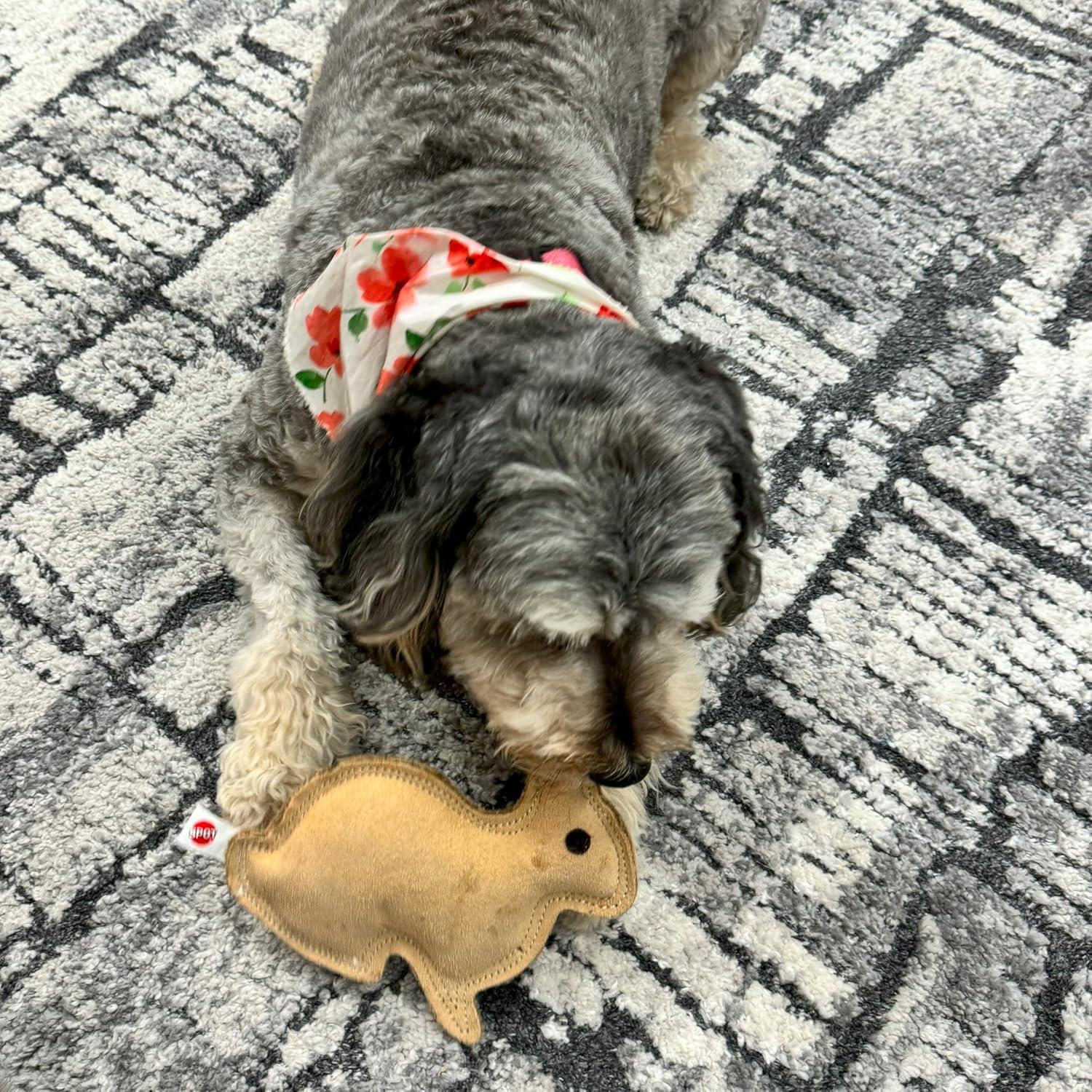 Juguete para Perros SPOT Conejo de Cuero 19 cm con Sonido