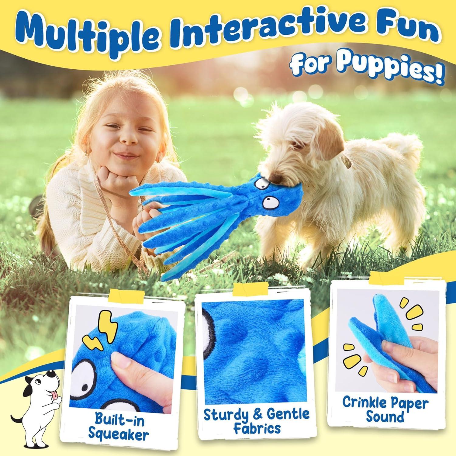 Juego de 9 Juguetes Interactivos KIPRITII para Cachorros