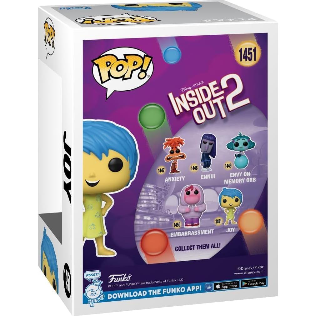 Figura Pop! Funko Alegría Inside Out 2 9.5 cm con Funda