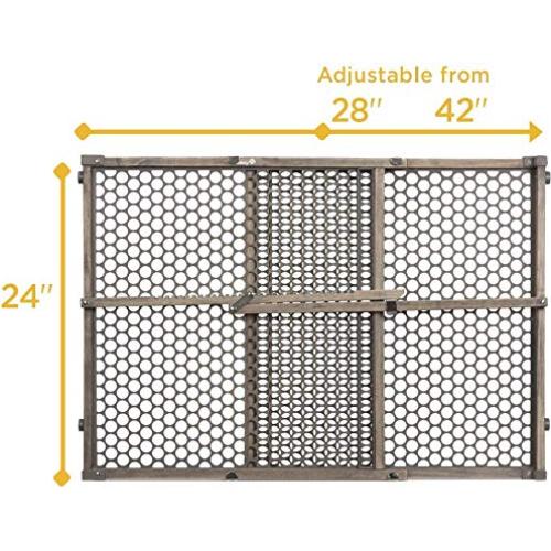 Puerta de Seguridad Safety 1st Ajustable 71-107 cm Madera Gris