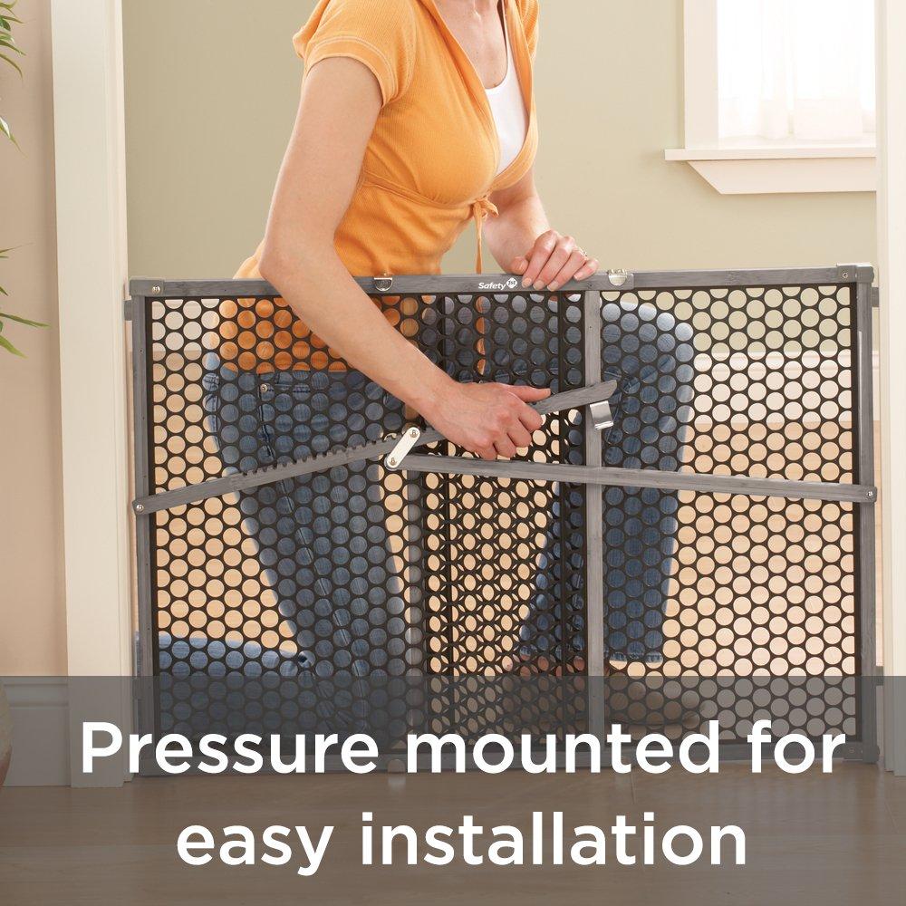 Puerta de Seguridad Safety 1st Ajustable 71-107 cm Madera Gris