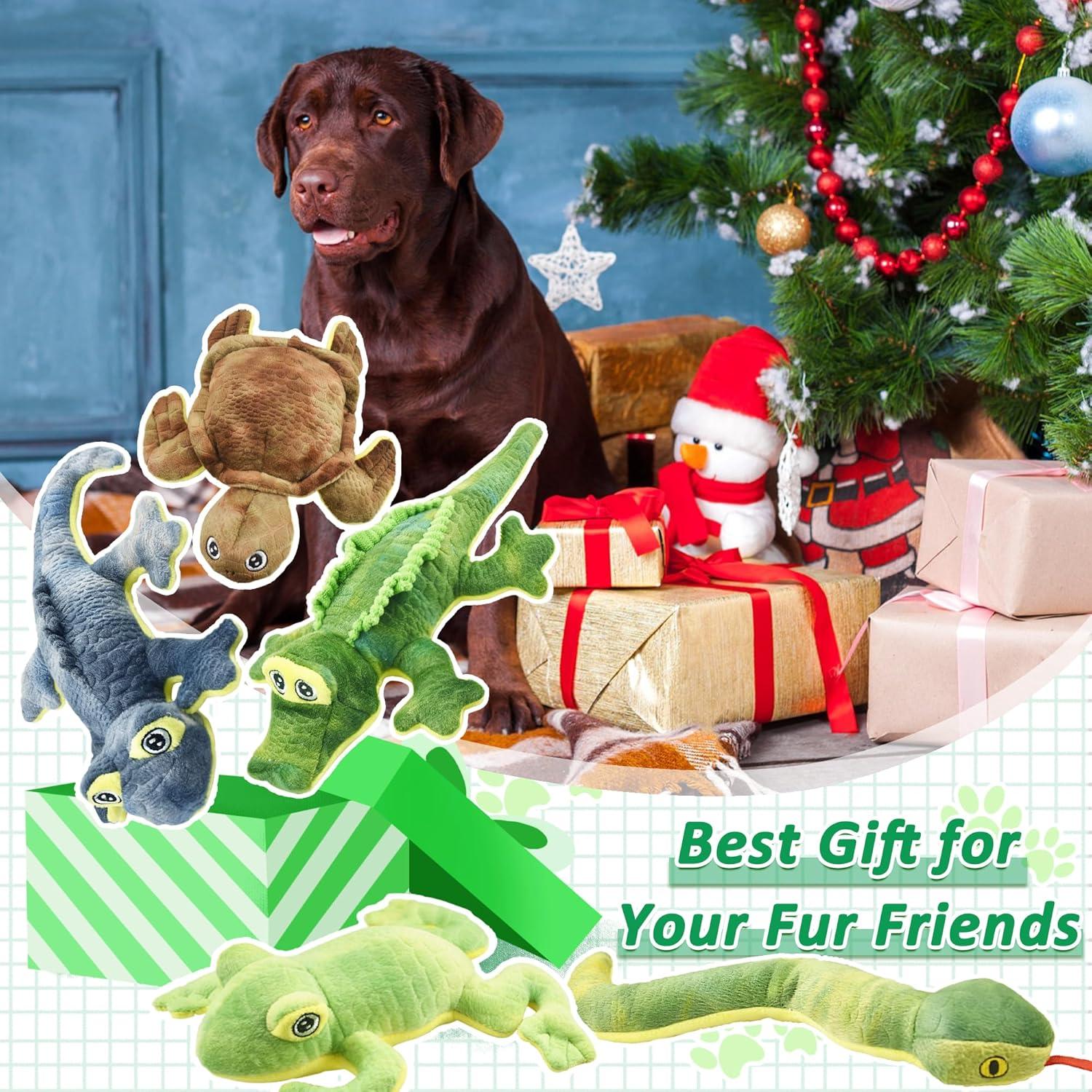 Juguetes de Peluche para Perros LECHONG Paquete de 5