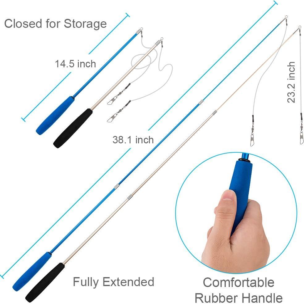 Juguete Interactivo para Gatos JIARON Varita Retráctil 36 cm