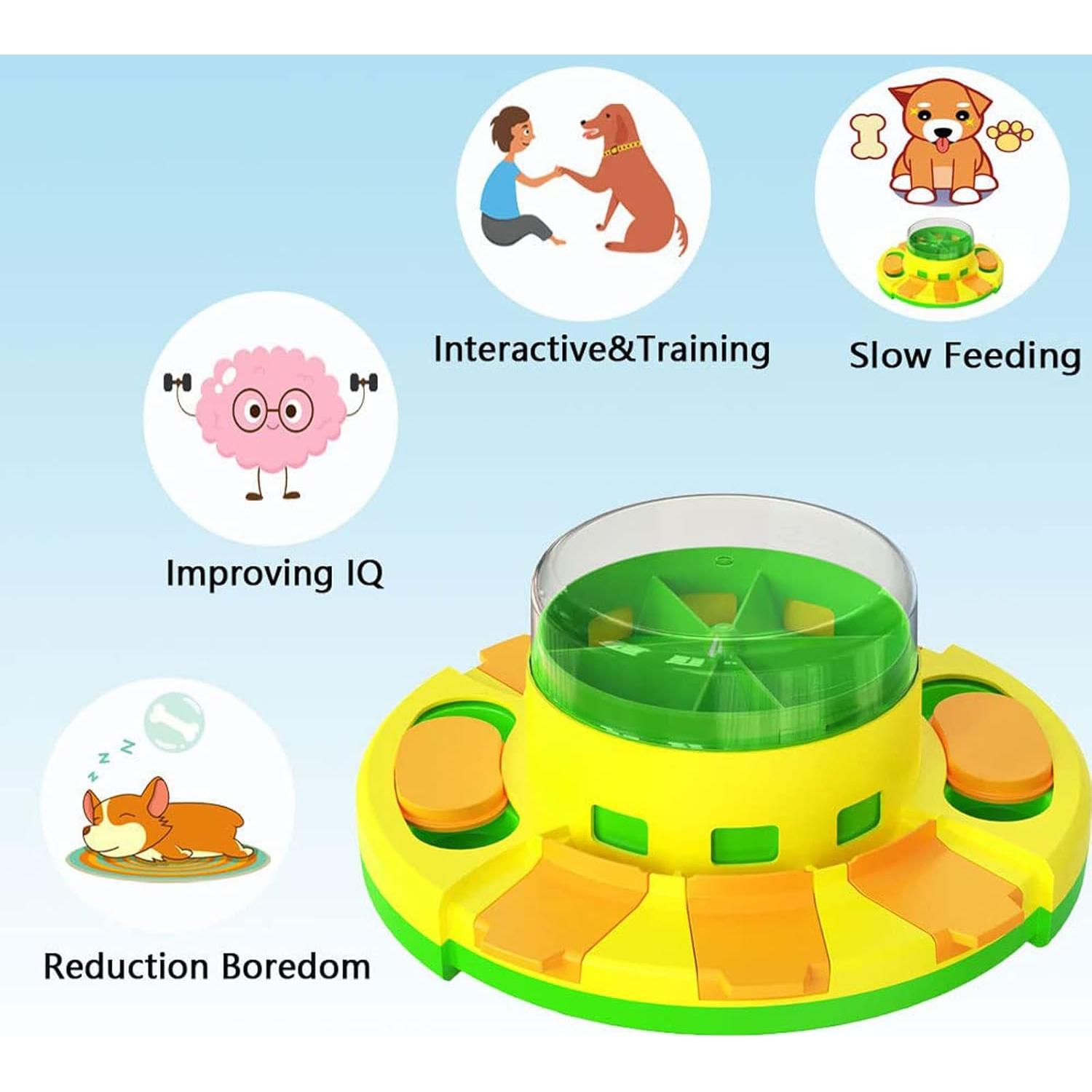 Juguete Rompecabezas para Perros Kubatis Nivel 3 Verde