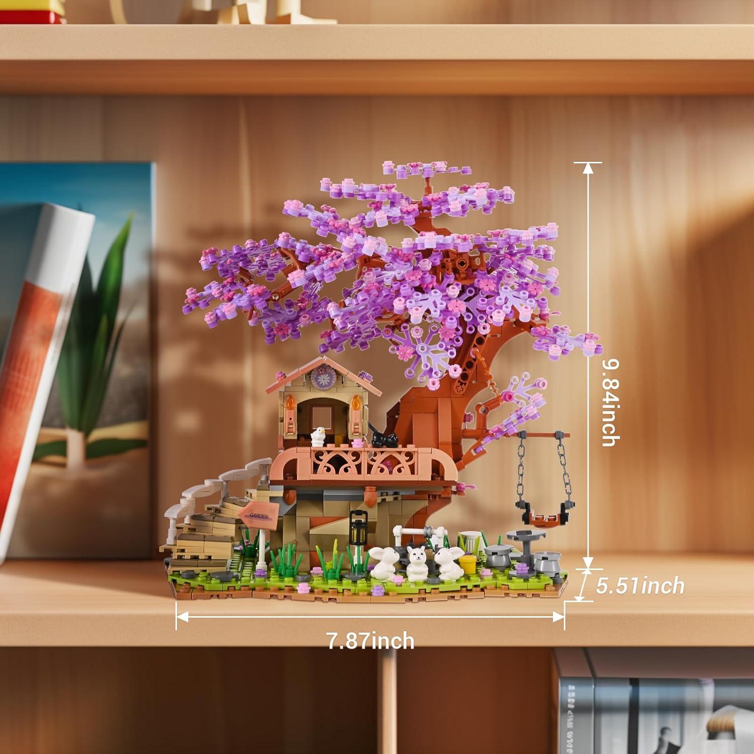 Juego de Construcción JOJO&Peach Jardín de Flores LED 841 Pzs