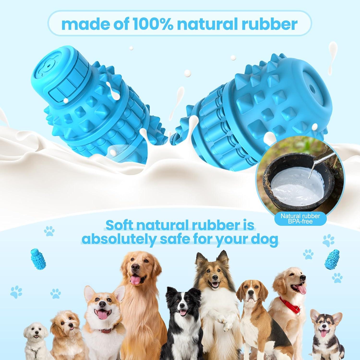 Juguete para Perros PIFFZEDO Goma Natural Squeaky Pequeño