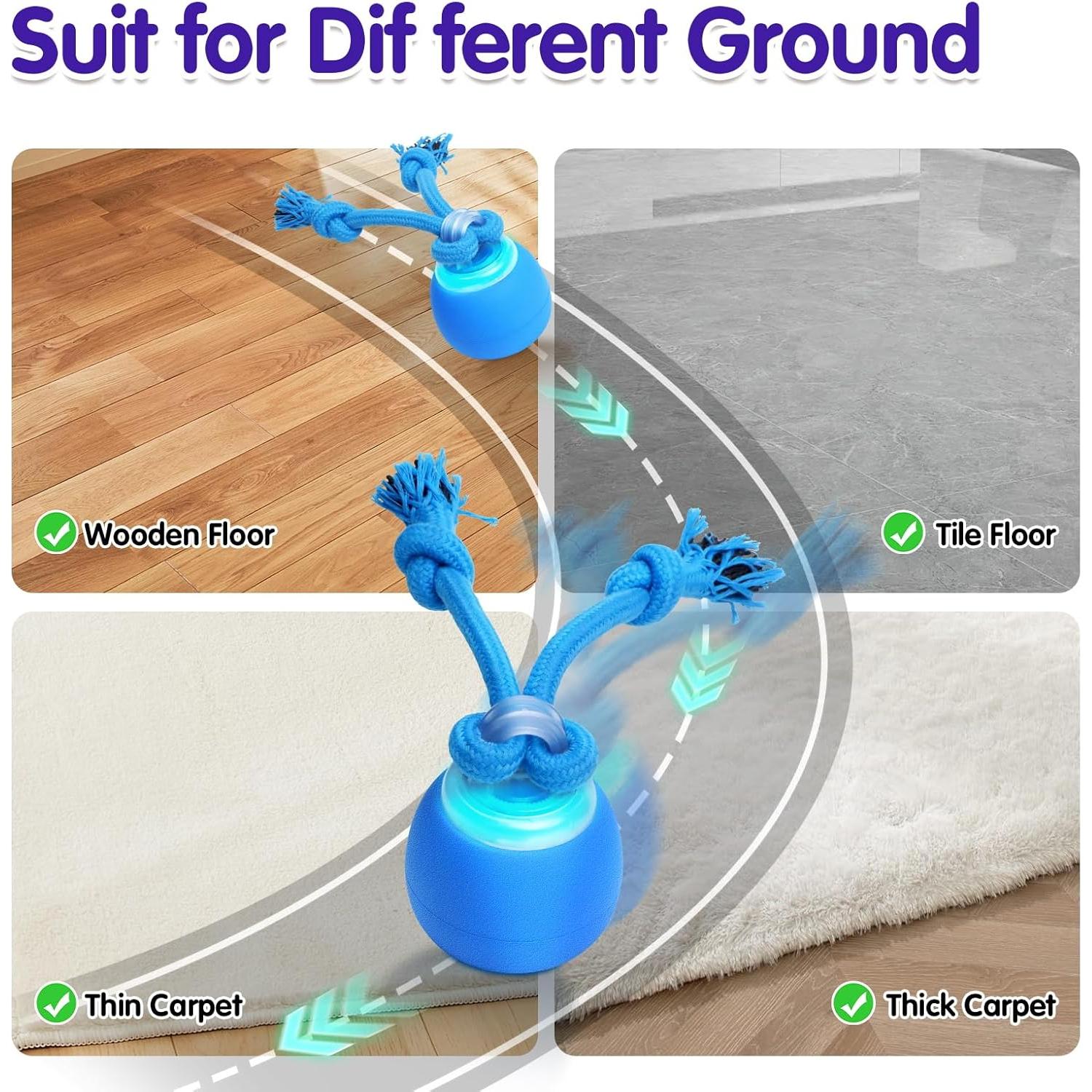 Bola Interactiva para Perros LEPLE LP51 Recargable Azul