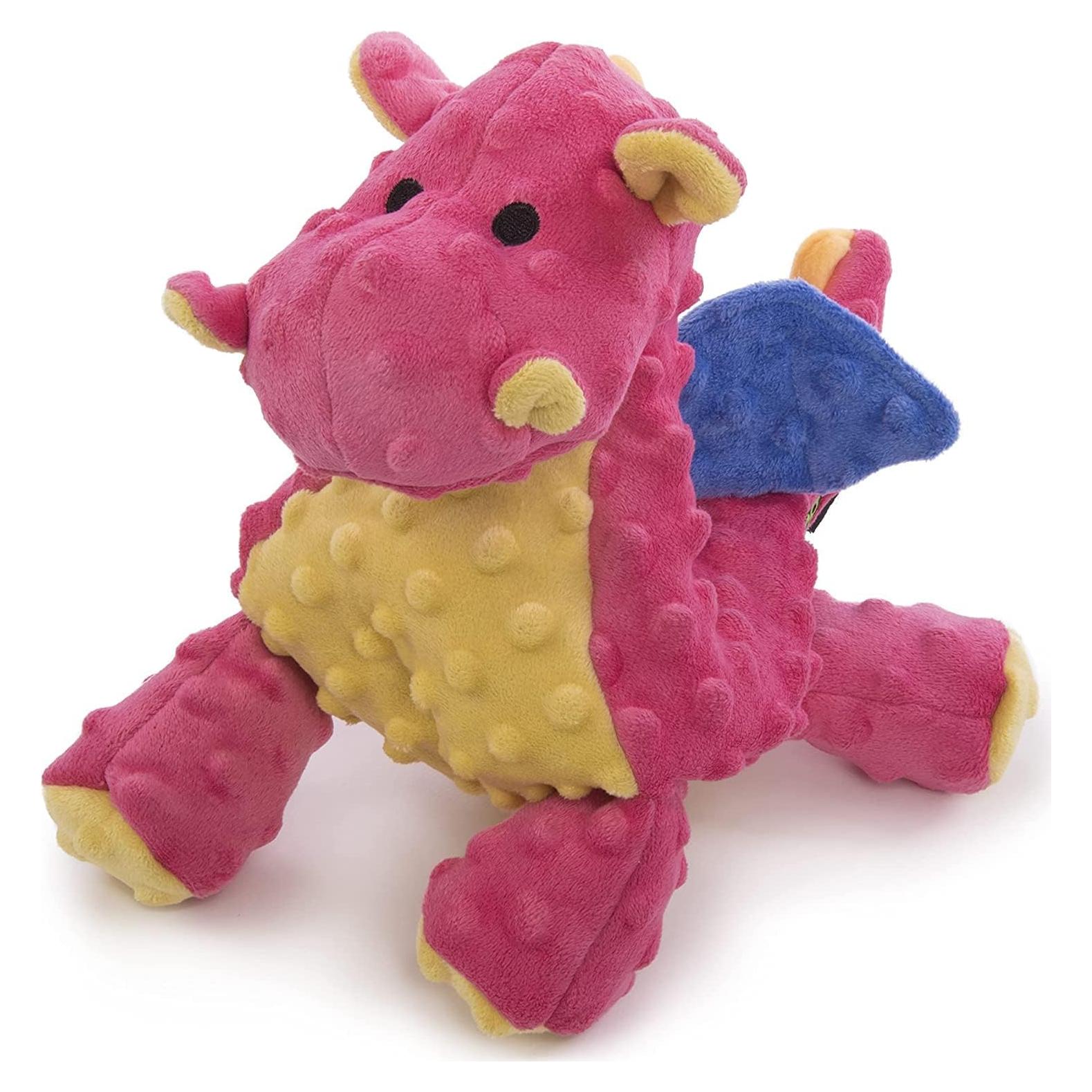 Juguete para Perros goDog Dragón Coral Grande Chew Guard