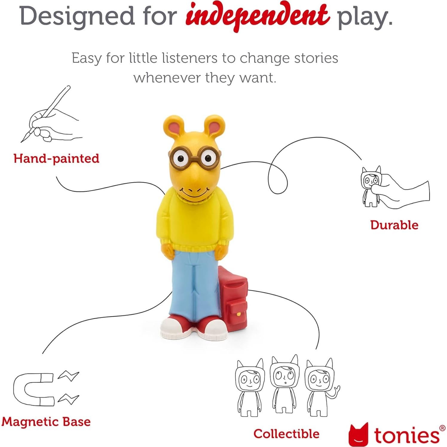 Figurita de Audio Arthur Tonies 8 historias 42 min 3+