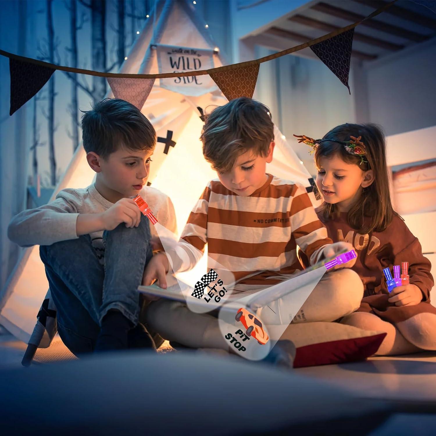 32 Luces de Dedo LED Fiesta Tema Carreras para Niños