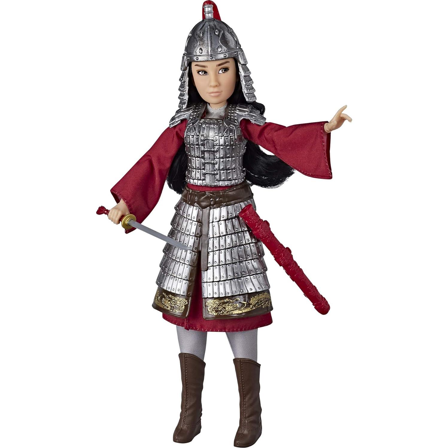 Muñeca Mulan Disney con 2 Atuendos y Accesorios