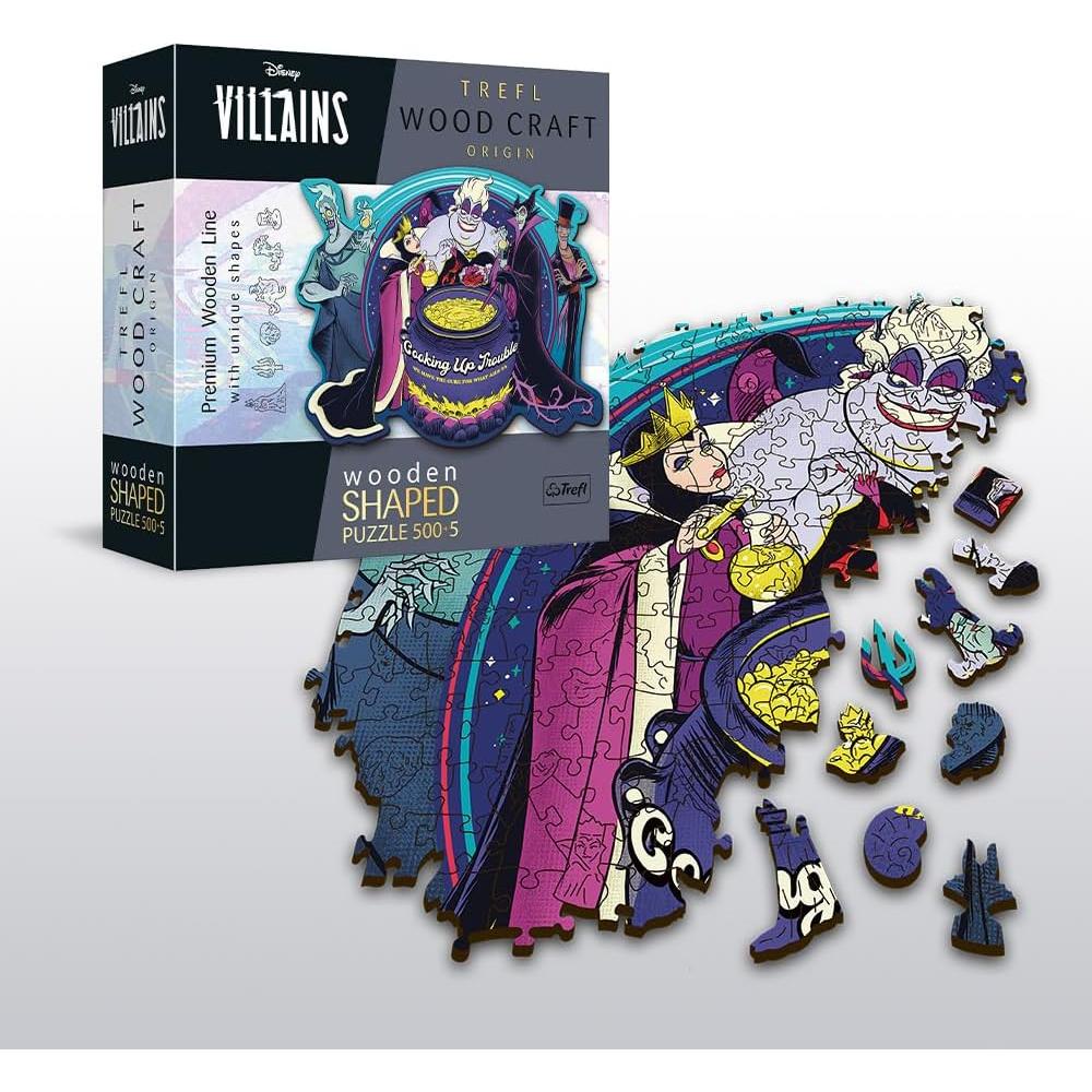 Rompecabezas Trefl Villanos Disney 500+5 Piezas Madera
