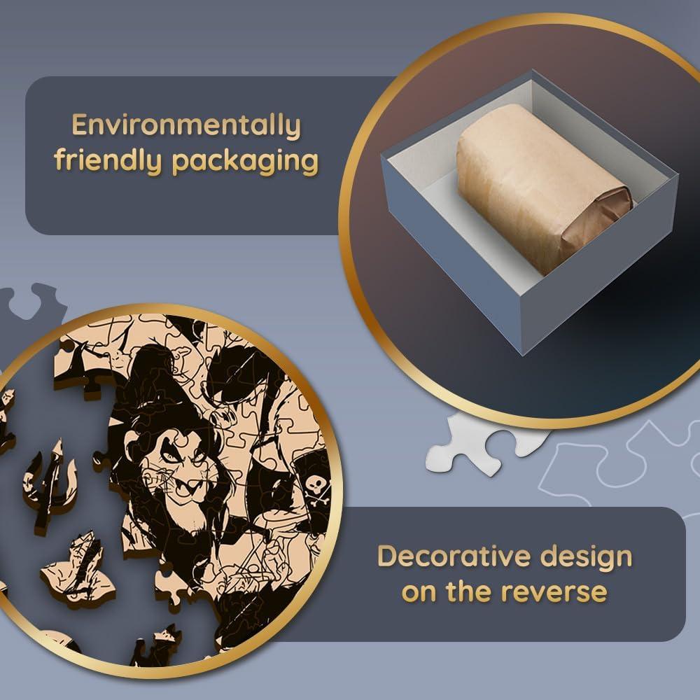 Rompecabezas Trefl Villanos Disney 500+5 Piezas Madera