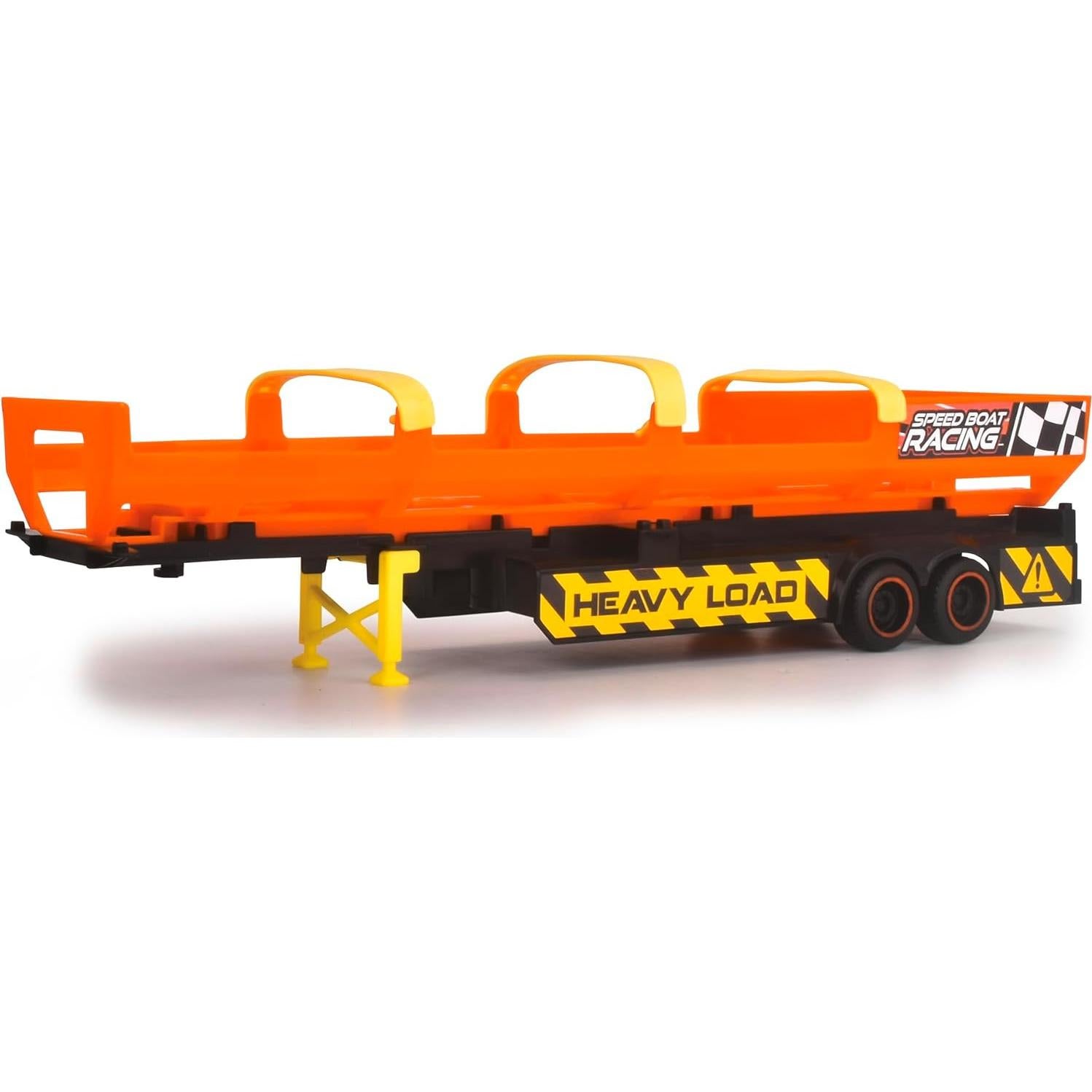 Camión Mack Dickie Toys con Remolque y Barco 30,5 cm