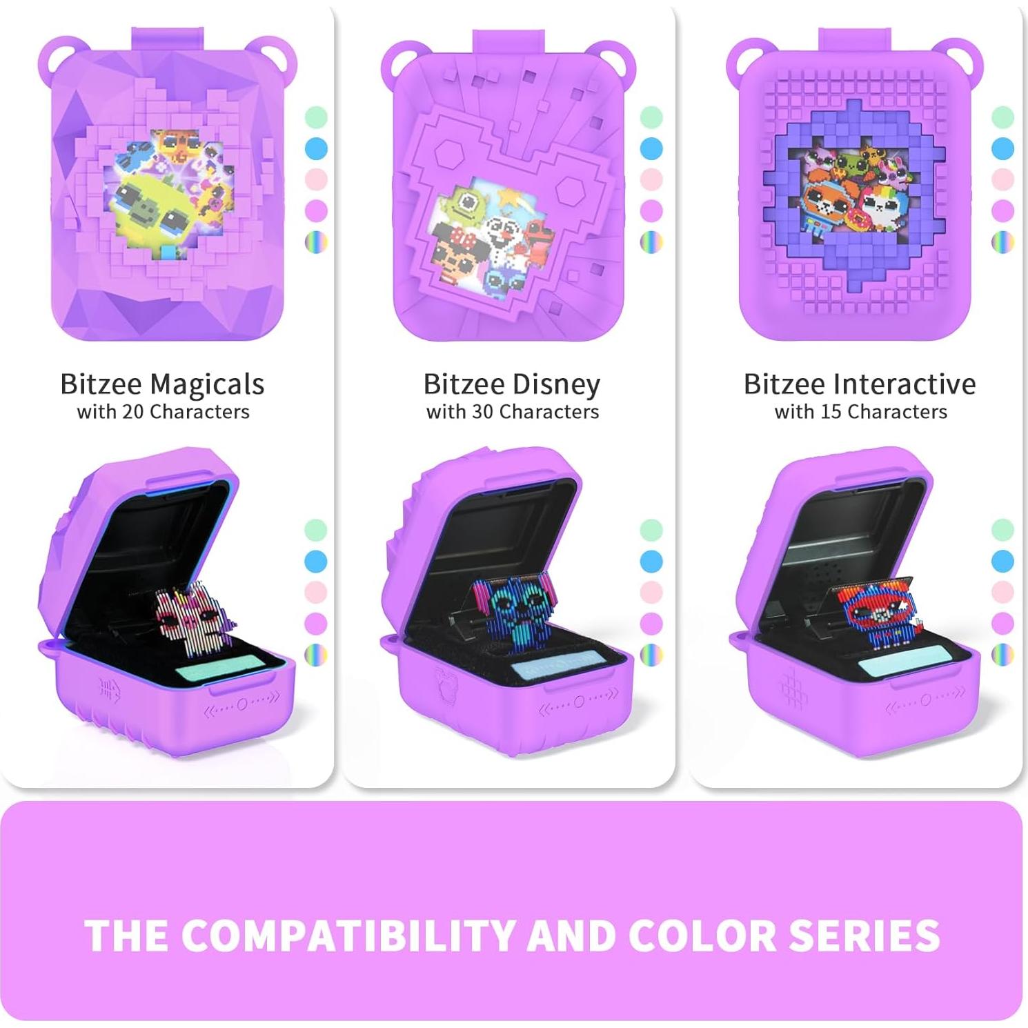 Funda Silicona para Juguete Interactivo Bitzee - Púrpura