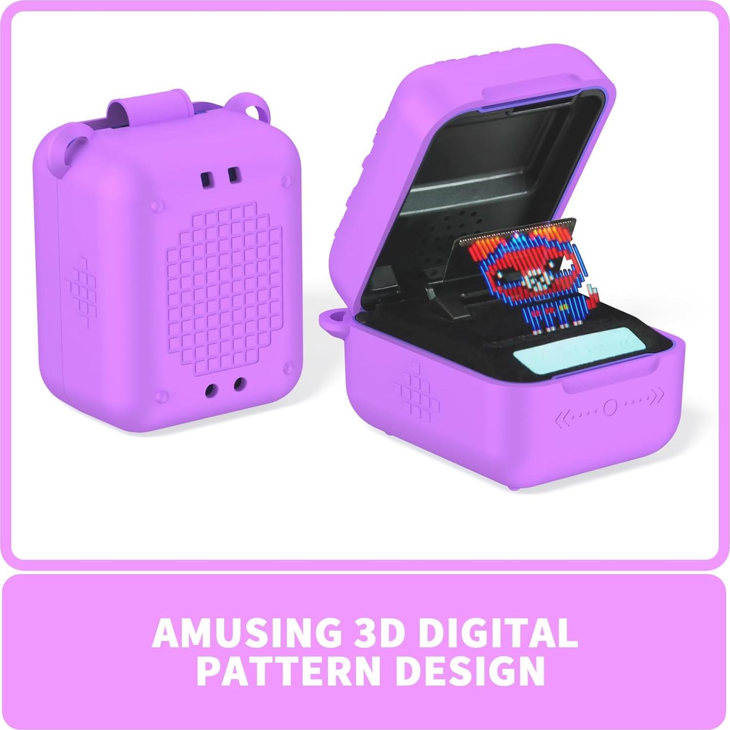 Funda Silicona para Juguete Interactivo Bitzee - Púrpura