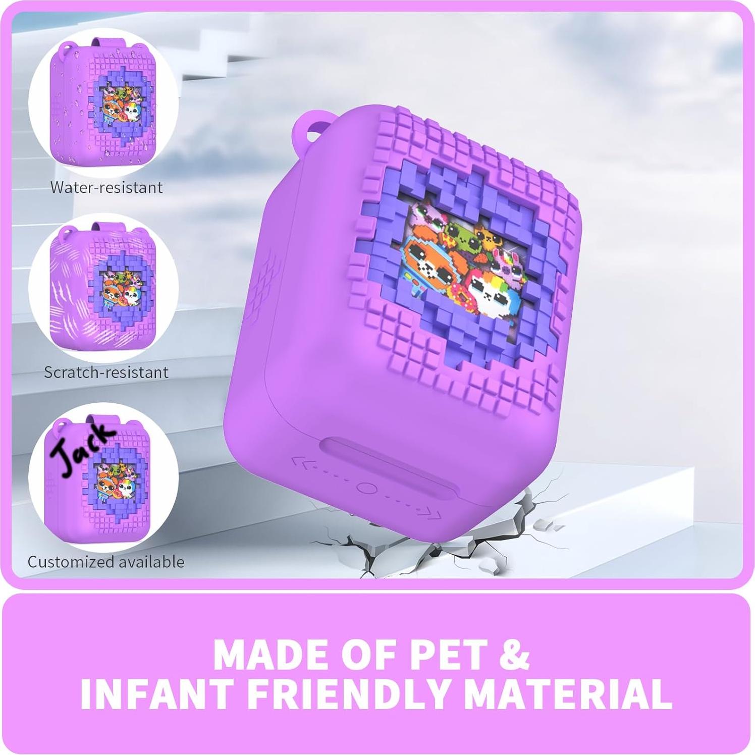 Funda Silicona para Juguete Interactivo Bitzee - Púrpura