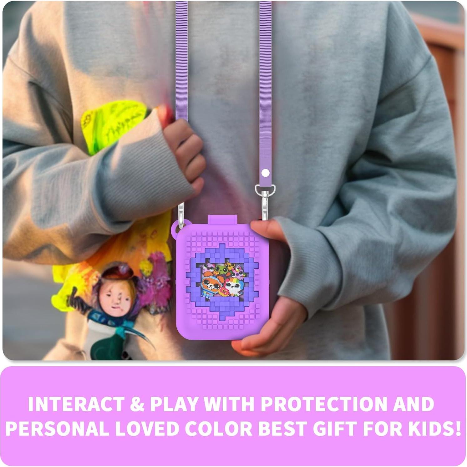 Funda Silicona para Juguete Interactivo Bitzee - Púrpura