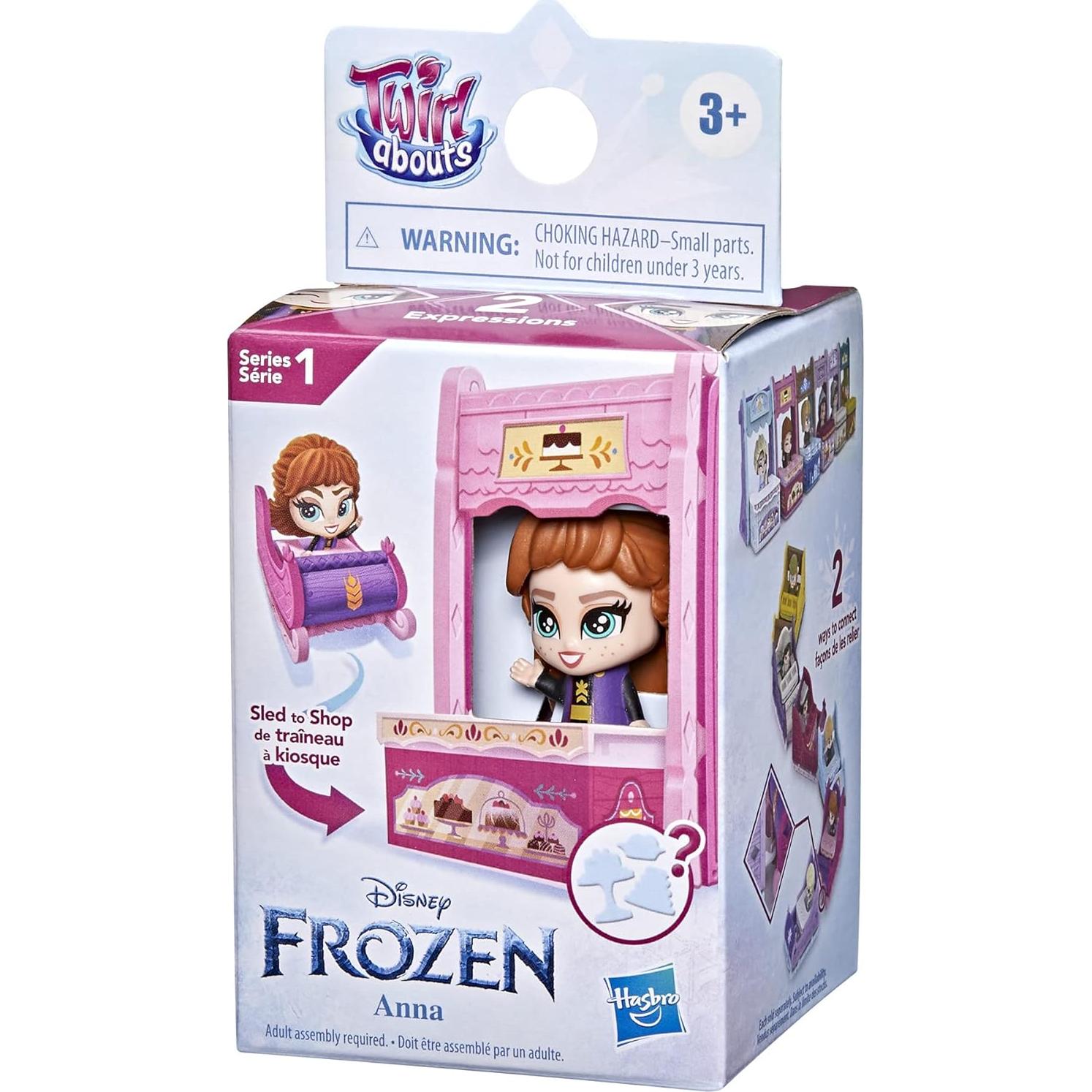 Playset Disney Frozen 2 Anna Trineo a Tienda 2 en 1