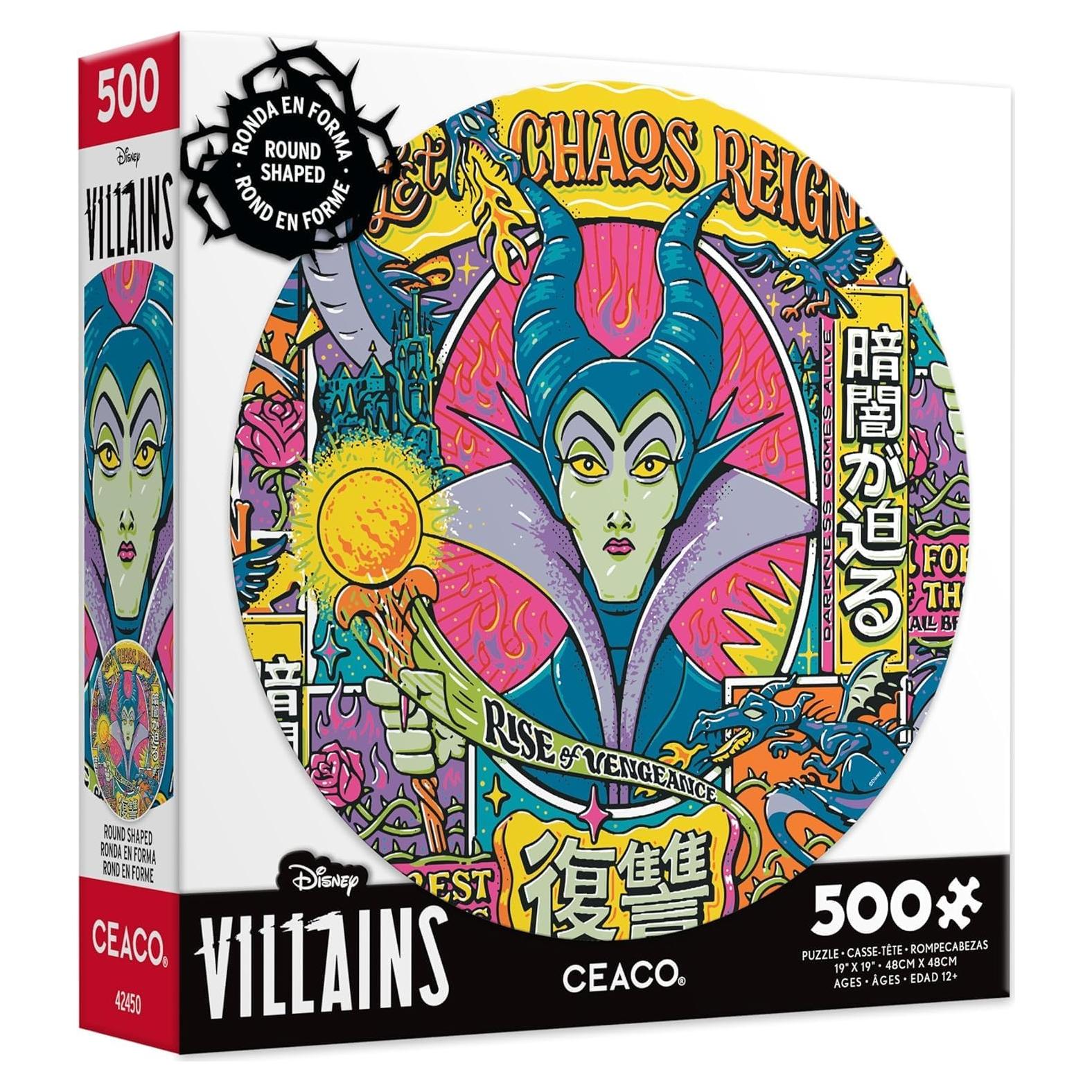 Rompecabezas Redondo Ceaco 500 Piezas Maléfica Disney