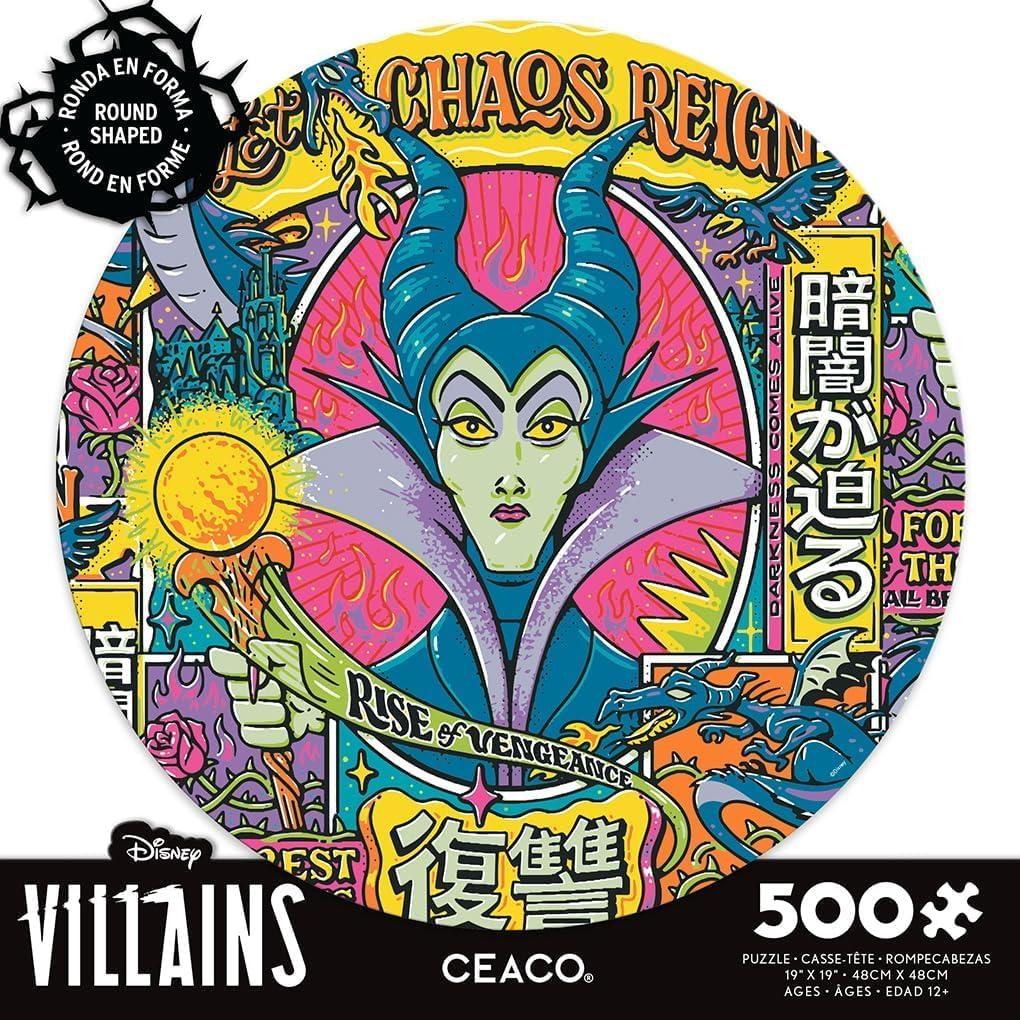 Rompecabezas Redondo Ceaco 500 Piezas Maléfica Disney
