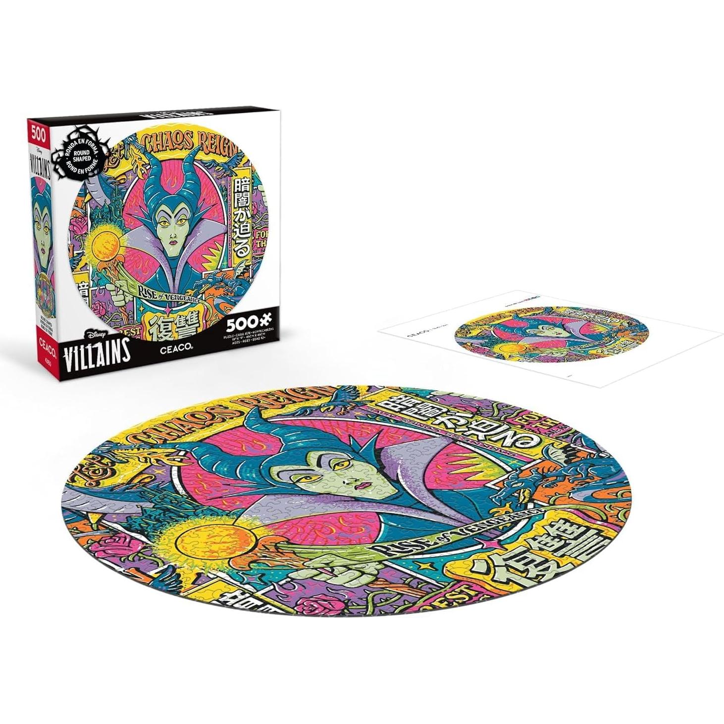 Rompecabezas Redondo Ceaco 500 Piezas Maléfica Disney