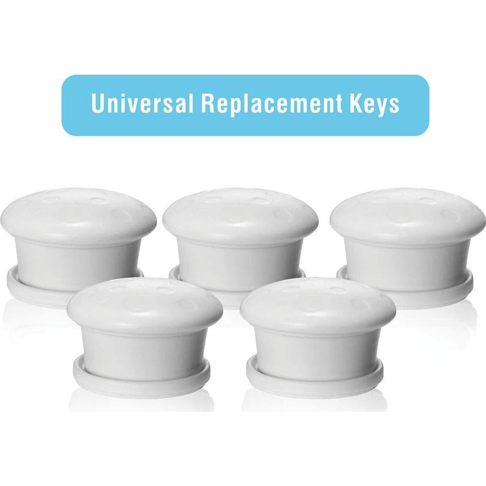 Bloqueos Magnéticos A Prueba de Bebés AILUOQI - Paquete 5 Llaves