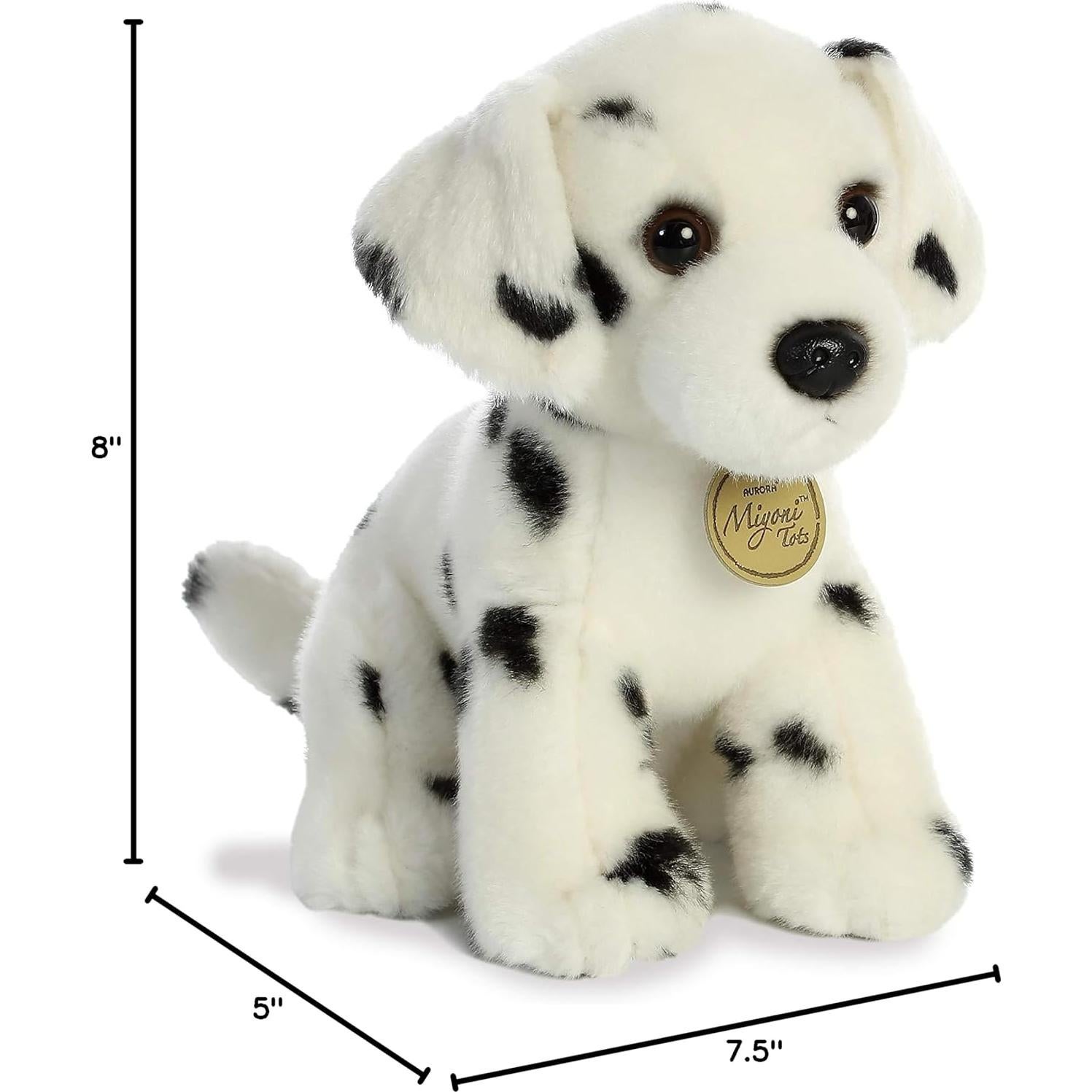 Peluche Cachorro Dálmata Aurora Miyoni 12 cm Realista