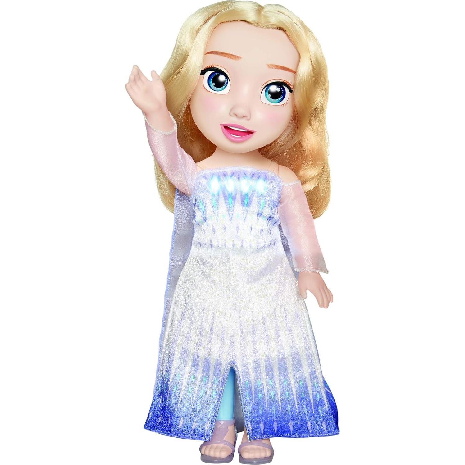 Muñeca Elsa Disney Frozen 2 con Movimiento y Luz