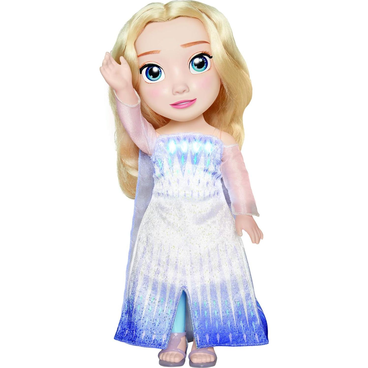 Muñeca Elsa Disney Frozen 2 con Movimiento y Luz