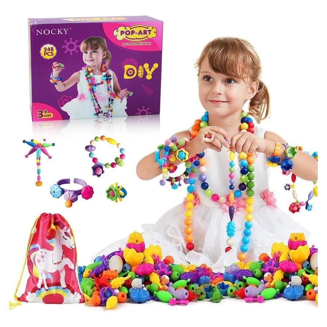 Kit de Joyería DIY Happytime para Niñas - 180 Piezas