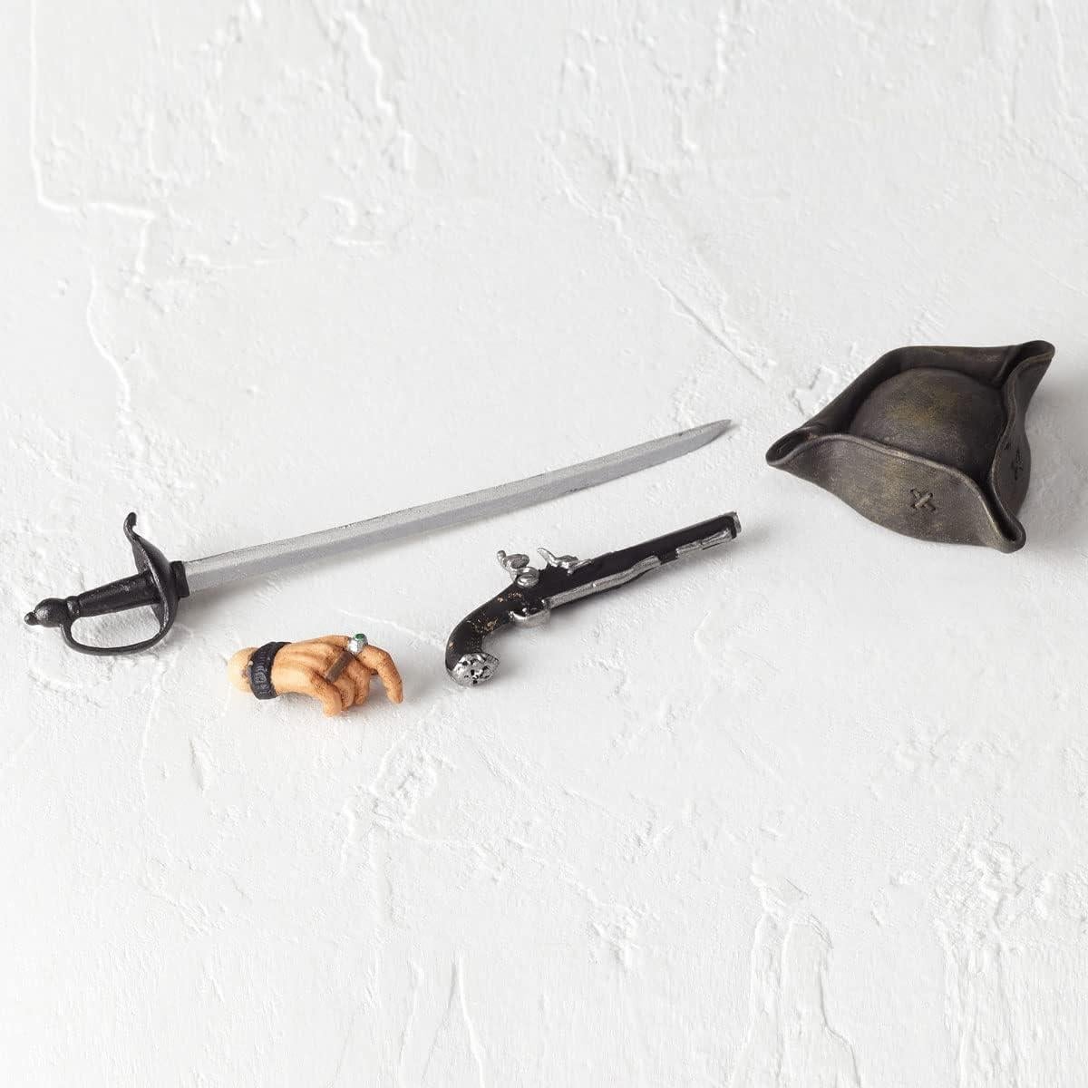 Figura Jack Sparrow Revoltech 135 mm PVC y ABS