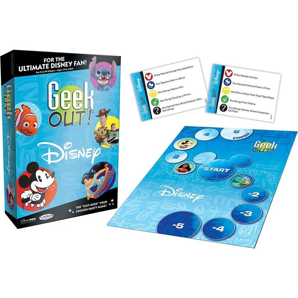 Juego de Mesa Geek Out! Disney | Trivia Familiar 10+