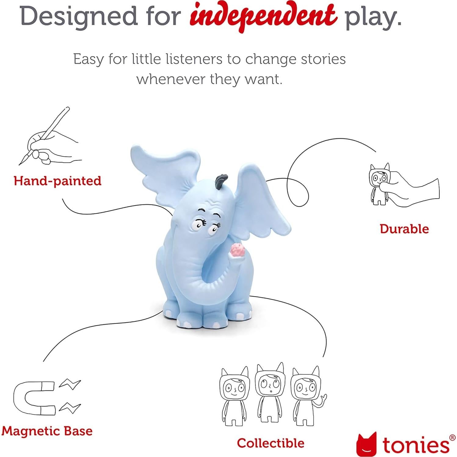 Figurita de audio Tonies Horton escucha a Quién 3+ años