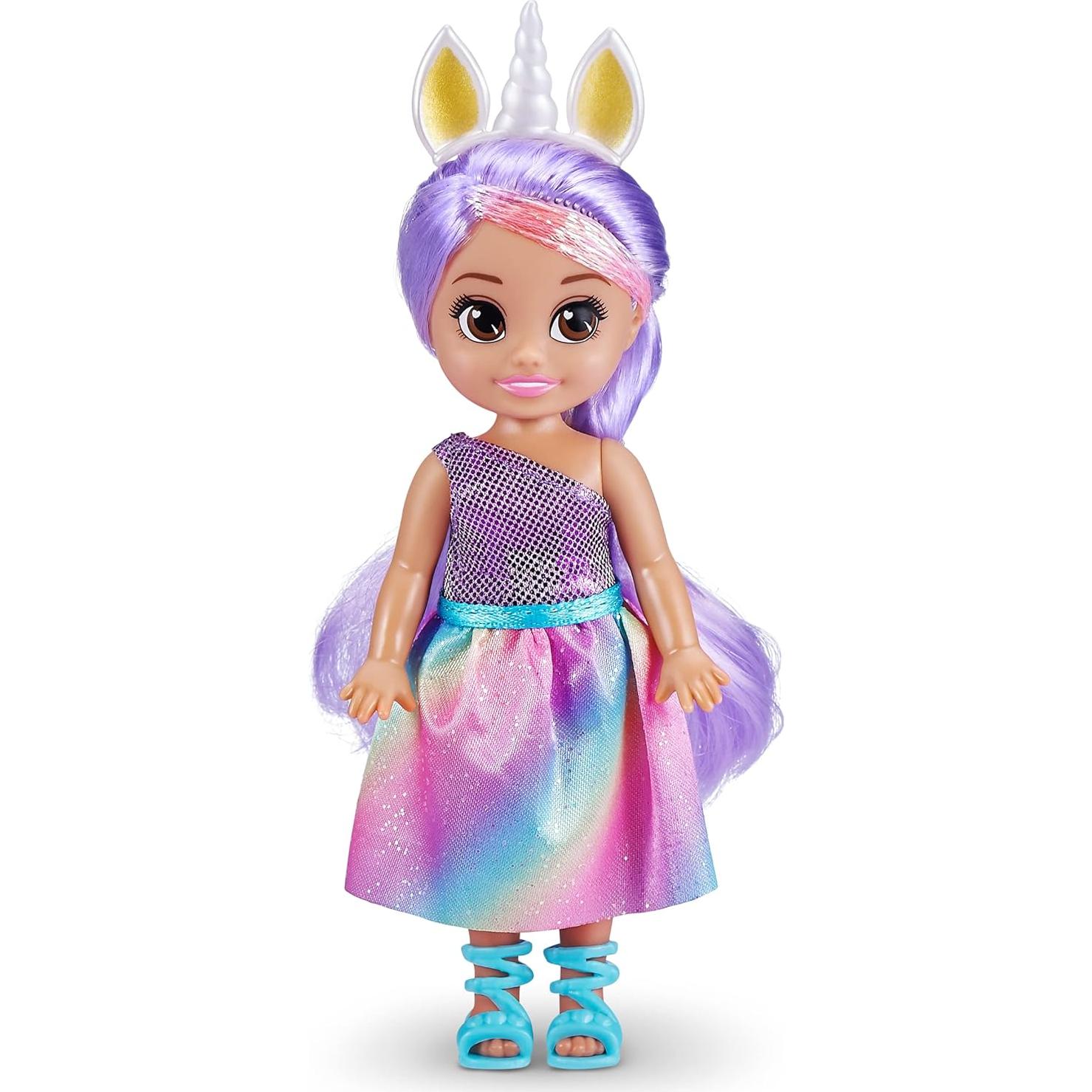 Paquete de 6 Muñecas Princesas Sparkle Girlz ZURU - Atuendos Removibles