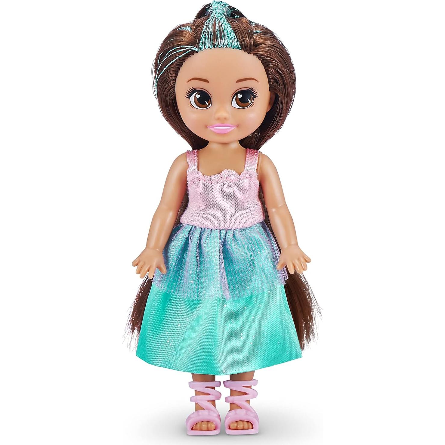 Paquete de 6 Muñecas Princesas Sparkle Girlz ZURU - Atuendos Removibles