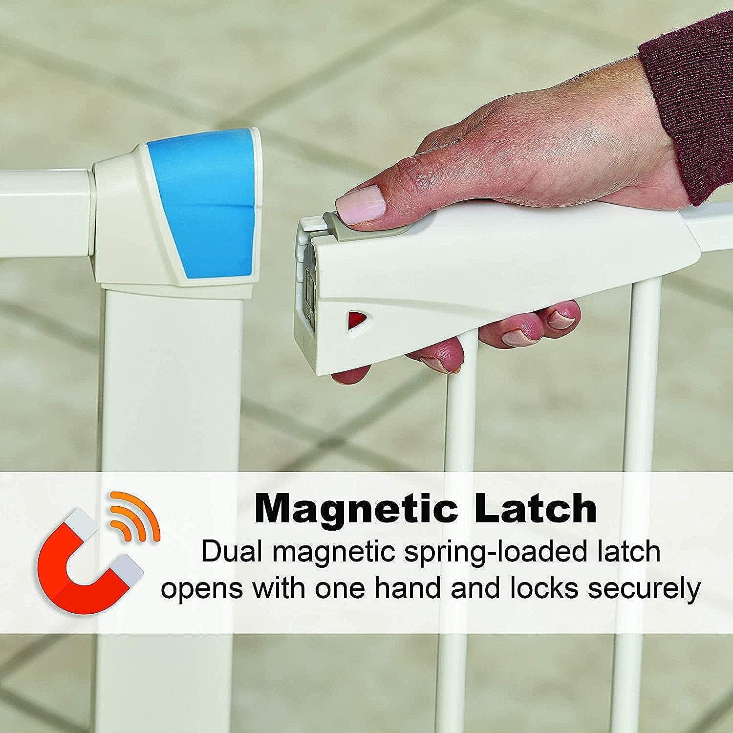 Puerta para mascotas MidWest 29 cm altura con tiras luminosas