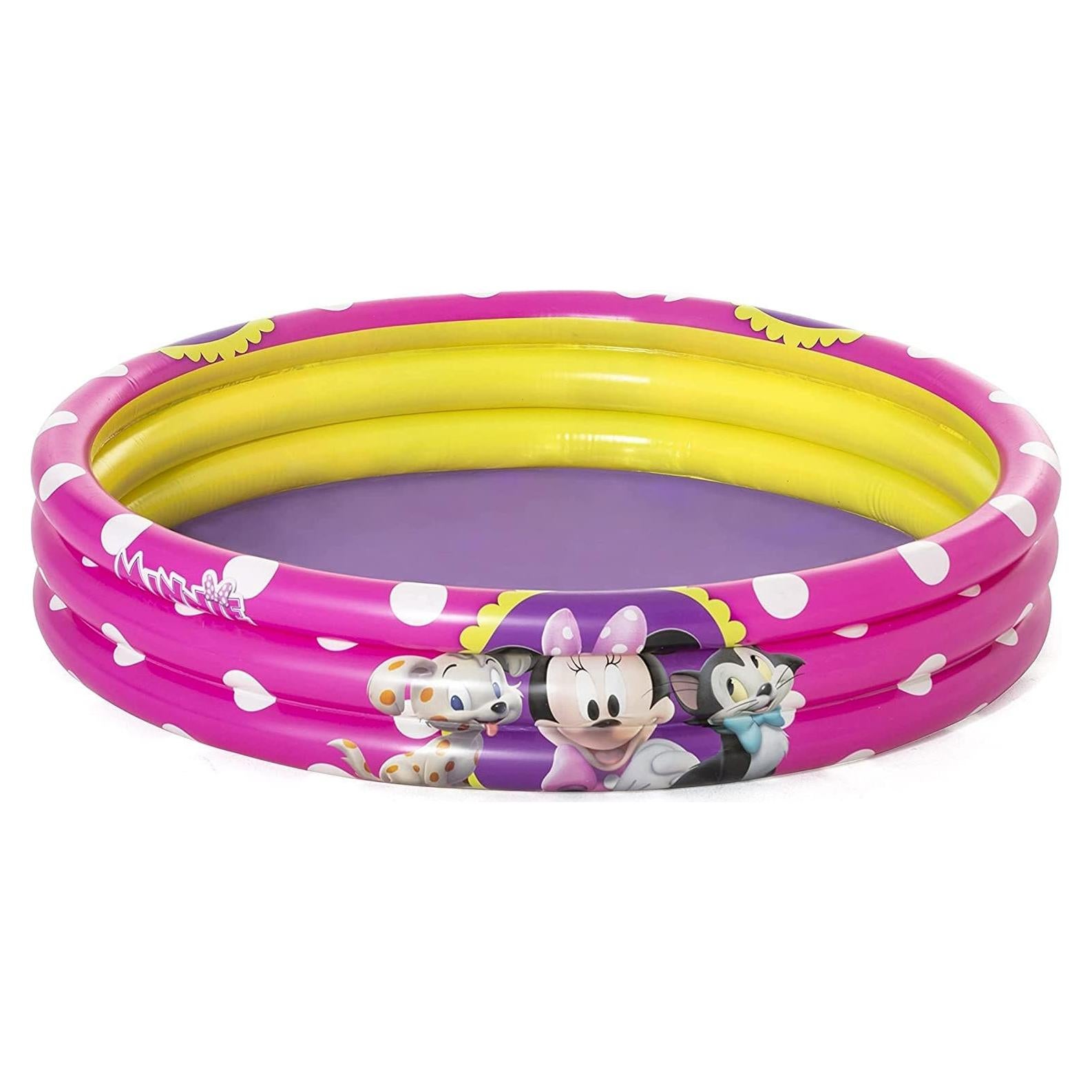 Piscina Inflable Bestway Disney Minnie 122 cm Rosa 140L