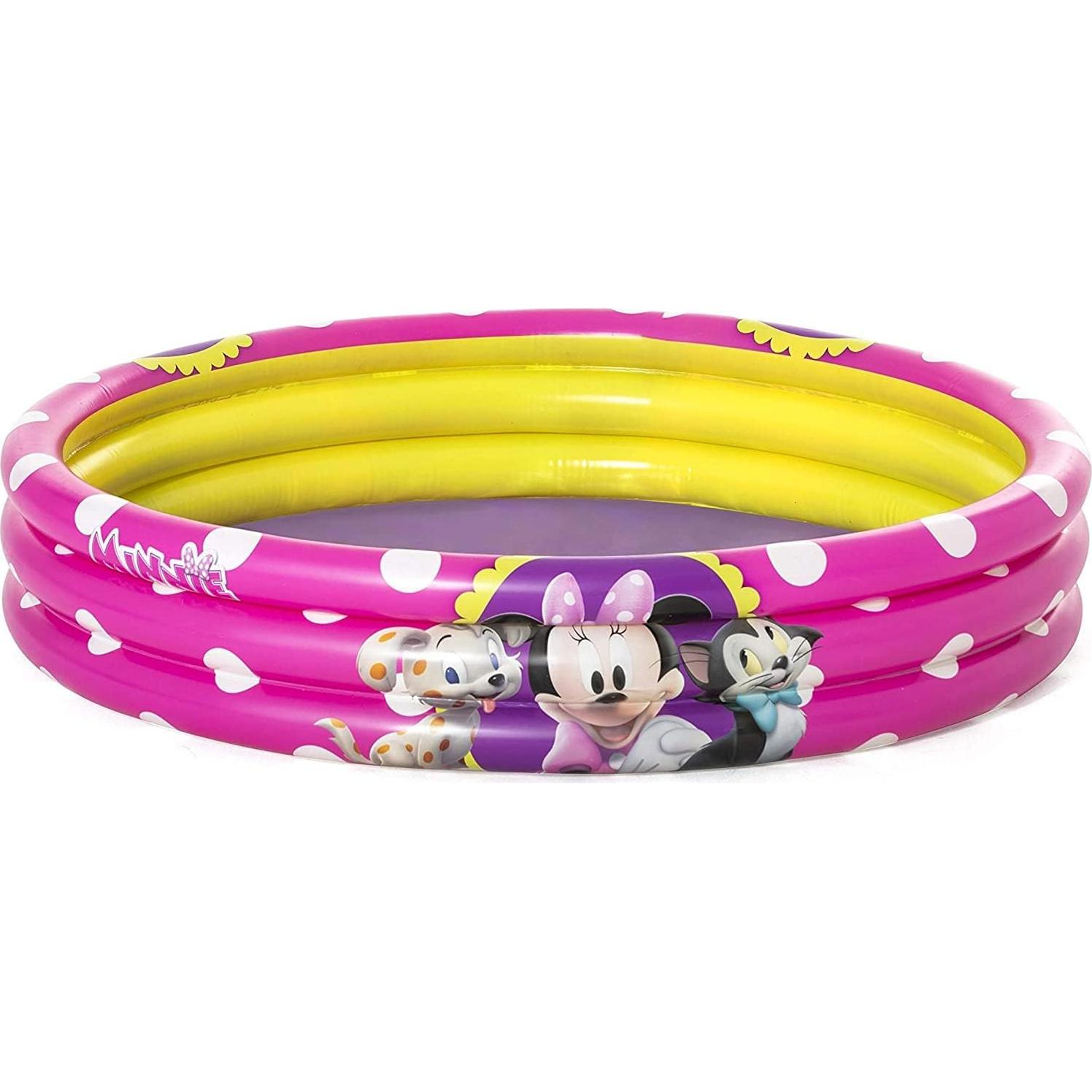 Piscina Inflable Bestway Disney Minnie 122 cm Rosa 140L
