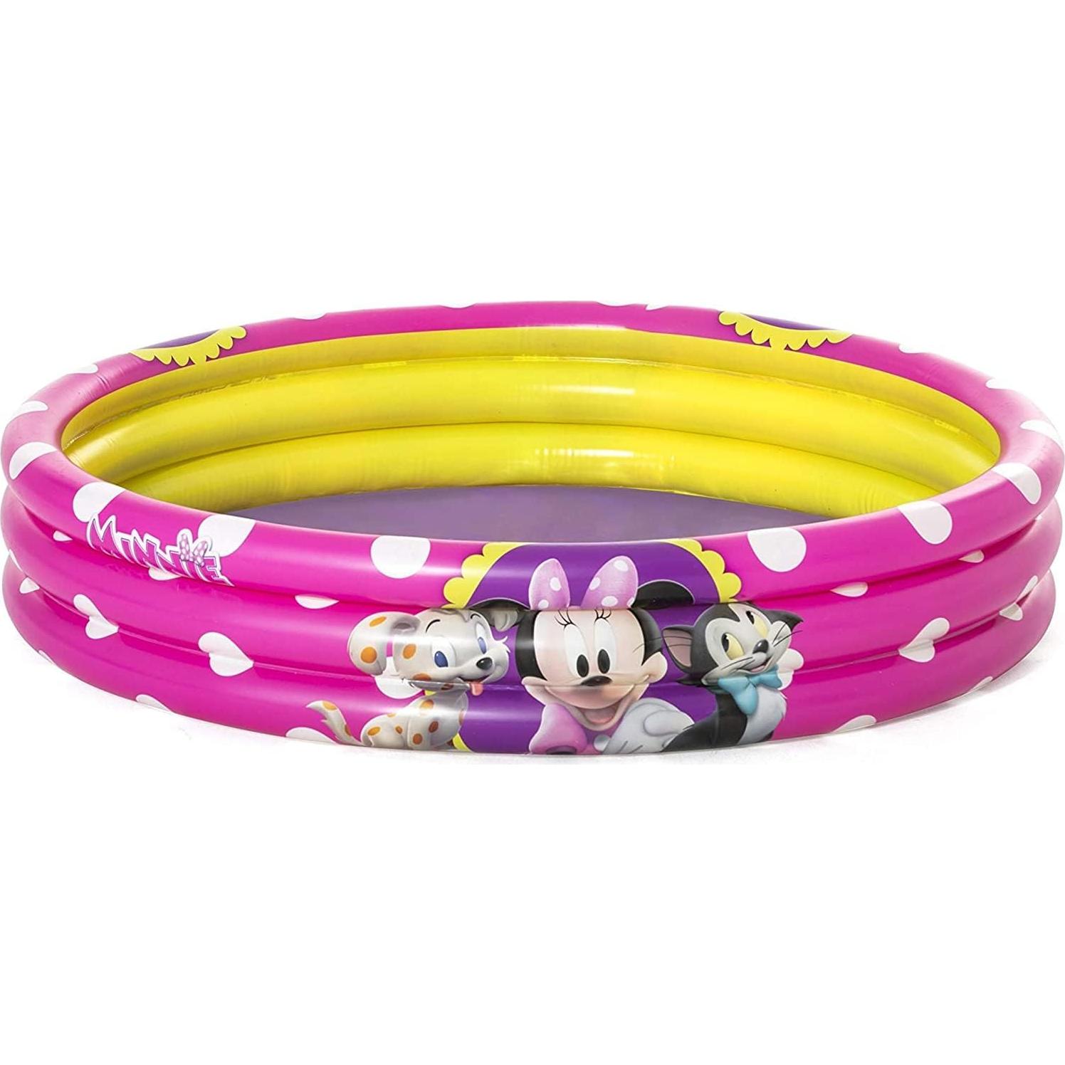 Piscina Inflable Bestway Disney Minnie 122 cm Rosa 140L