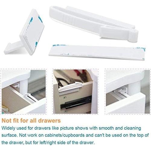 Cerraduras de Seguridad Coolrunner para Cajones - 8 Piezas