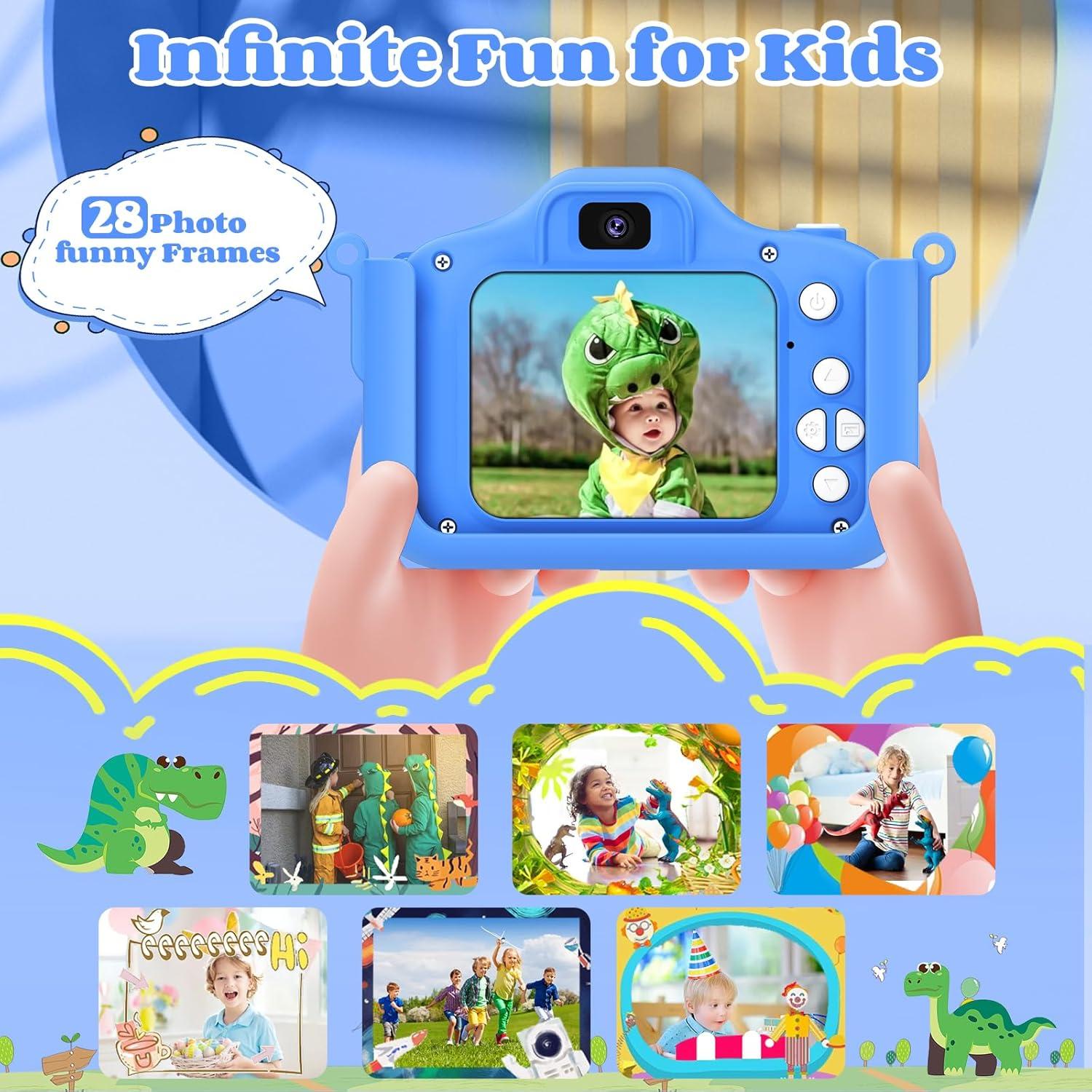 Cámara Digital para Niños XBENDON X13S 48MP 1080P Azul