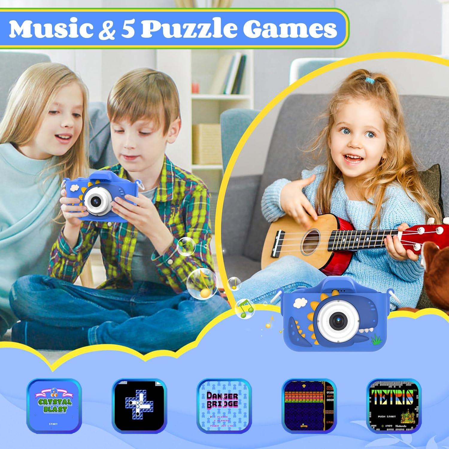 Cámara Digital para Niños XBENDON X13S 48MP 1080P Azul