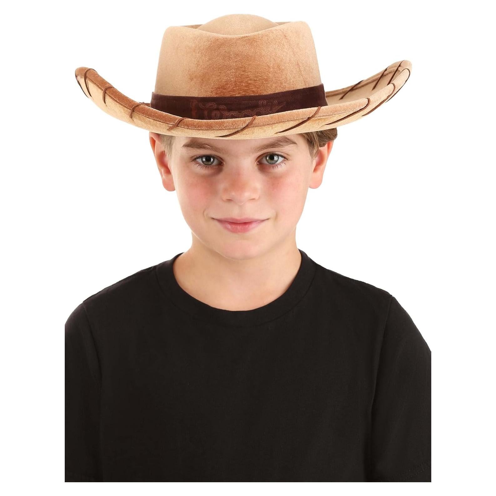Sombrero de Vaquero Woody Disney para Niños - Ante Marrón