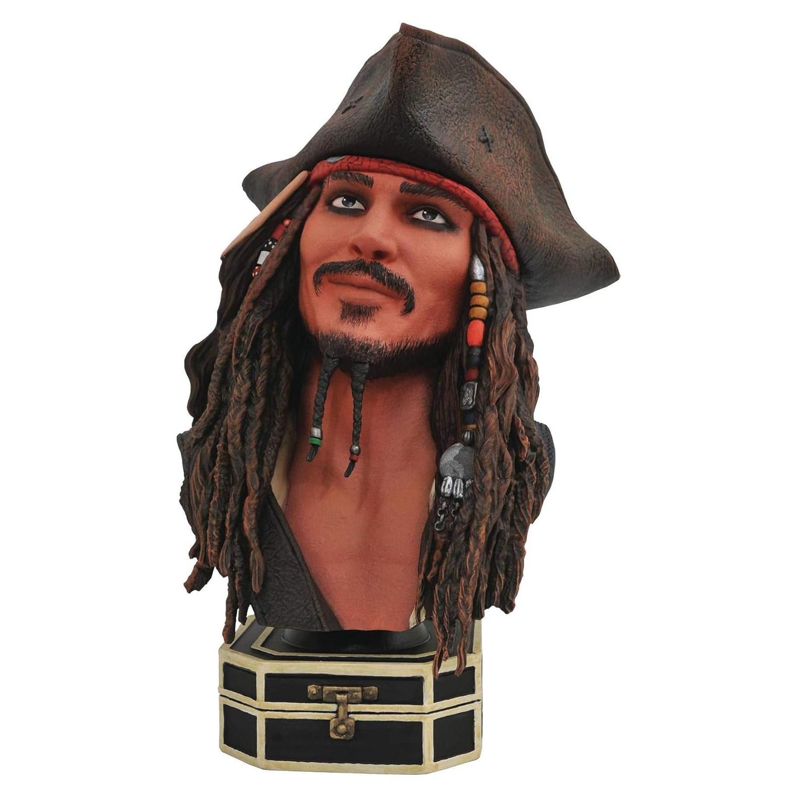 Busto de resina Jack Sparrow 25,4 cm Diamond Select Toys